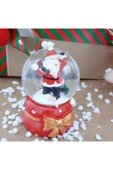 Noel Baba ve Noel Ağacı 6'lı Set Cam Küre Işıklı Dekoratif Yılbaşı Özel Tasarım 6cm x 4cm No:7 - 5