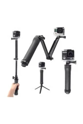 Aksiyon Kamera Monopod Çubuğu Stand Mini Tripod 3in1 3 Farklı Kullanım - 1