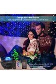 Galaksi Gökyüzü Ve Yıldızları Yansıtan Gece Lambası Hoparlör Özellikli Led Rgb Işıklı Sp17 - 2