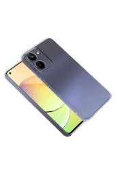 Realme 10 4G ile uyumlu Kılıf Süper Şeffaf Silikon Kapak thumbnail 2