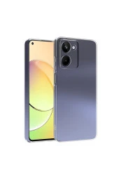 Realme 10 4G ile uyumlu Kılıf Süper Şeffaf Silikon Kapak thumbnail 4