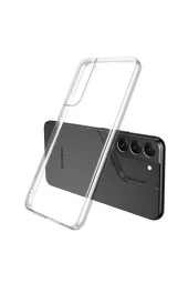 Galaxy S22 Plus ile uyumlu Kılıf Şeffaf ve pürüzsüz Z- Vonn Şeffaf Kılıf Kaliteli sert PC Kılıf thumbnail 3