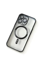iPhone 14 Pro Max ile uyumlu Kamera Korumalı Kılıf Magsafe ile uyumlu Wireless Power-Magnet Kılıf thumbnail 2