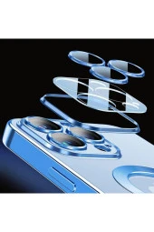 iPhone 14 Pro ile uyumlu Kamera Korumalı Kılıf Magsafe ile uyumlu Wireless Power-Magnet Kılıf thumbnail 4