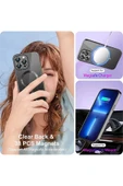 iPhone 14 Pro ile uyumlu Kamera Korumalı Kılıf Magsafe ile uyumlu Wireless Power-Magnet Kılıf thumbnail 5