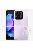 Tecno Spark Go 2023 ile uyumlu Kılıf Süper Şeffaf ve pürüzsüz Silikon Kapak thumbnail 5
