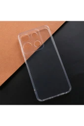 Tecno Spark Go 2023 ile uyumlu Kılıf Süper Şeffaf ve pürüzsüz Silikon Kapak thumbnail 4