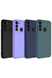 Tecno Spark 8C ile Uyumlu Kılıf Kadife Iç Yüzey Silikon Z-Mara Lansman Vieri Kılıf Siyah thumbnail 2