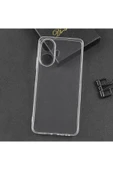 Realme C55 ile uyumlu Kılıf Süper Şeffaf ve pürüzsüz Silikon Kapak thumbnail 5