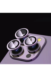 iPhone 13 Mini ile uyumlu Görüş Açısını Bozmayan Z-CL-12 Premium Advice Safir Kamera Lens Koruma thumbnail 3