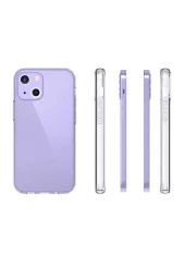 iPhone 15 Plus ile uyumlu Kılıf Süper Şeffaf ve pürüzsüz Silikon Kapak thumbnail 3