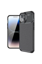 iPhone 15 ile Uyumlu Silikon Kılıf Tpu Negro Silikon Ultra Slim Fit Kılıf thumbnail 1