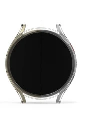 Galaxy Watch 6 Classic Ile Uyumlu 43mm Önü Açık Çerceve Wafture Silikon Kılıf Koruma Gard thumbnail 2