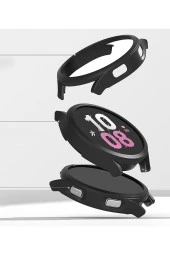 Galaxy Watch 6 Classic Ile Uyumlu 43mm Önü Açık Çerceve Wafture Silikon Kılıf Koruma Gard thumbnail 3