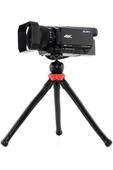 Flexible Youtuber 30cm Ahtapot 360 Derece 320gr Selfie Telefon Tutucu Tripod+Bluetooth Kumandalı - 2
