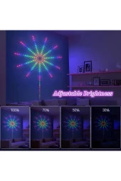 Led Yanar Söner Aydınlatma Renkli Led Işık Doğum Günleri Yılbaşı Kutlama Salon Oturma Odası YH24L - 4