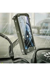 Bisiklet Motosiklet ve Scooter Dikiz Ayna Uyumlu Telefon Tutucu Universal Modellere Uyumlu DS-MTH3 - 1