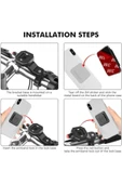 Bisiklet Motosiklet ve Scooter için Gidon Uyumlu Telefon Tutucu 4-6.8 Modellere Uyumlu 146A-HL - 2