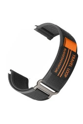 Apple Watch ile uyumlu Kayış 42/44/45/49mm Tra-vell Lopp Spor Esnek Çırt Çırt Toka Adventure Kordon thumbnail 1