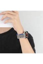 Apple Watch ile uyumlu Kayış 42/44/45/49mm Tra-vell Lopp Spor Esnek Çırt Çırt Toka Adventure Kordon thumbnail 3