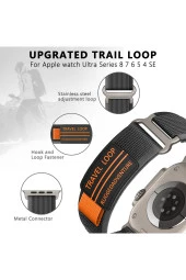 Apple Watch ile uyumlu Kayış 42/44/45/49mm Tra-vell Lopp Spor Esnek Çırt Çırt Toka Adventure Kordon thumbnail 5