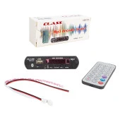 Class 12V SD-AF-VR Oto Teyp Mikrofonlu USB-SD Çevirici Digital Player Board USB-123 - 1