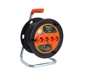 Bylion Seyyar Uzatma Kablolu ve Grup Prizli Plastik Makara 3x2.5mm² 40 Metre - 1