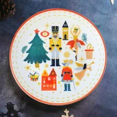 Keramika New Year Kurşun Asker Servis Tabağı 26 Cm 21653 - 1