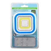 Powermaster PM-6937 Cob Ledli Pilli Uzaktan Kumandalı Tekli Lamba - 8