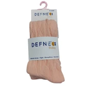 DEFNE DÜZ RENK KIZ BEBEK KİLOTLU ÇORAP - 3