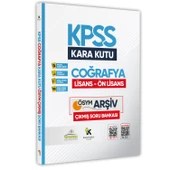 KPSS Lisans/Önlisans Coğrafyanın Kara Kutusu K.Ö Dijital Çözümlü Soru Bankası - 1
