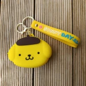 Anahtarlık Para Cüzdan Silikon Sevimli Ayı Araba Çanta Süsü Karakter Çocuk - 1