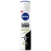 Nivea Black White Invisible İpeksi Pürüzsüzlük Kadın Deodorant Sprey 150 ml - 1