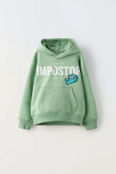 ERKEK ÇOCUK IMPOSTER KAPŞONLU PAMUK EŞOFMAN TAKIMI thumbnail 2