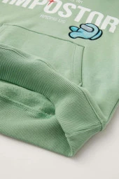 ERKEK ÇOCUK IMPOSTER KAPŞONLU PAMUK EŞOFMAN TAKIMI thumbnail 4