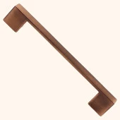 Mutfak Kulpu Çekmece Dolap Kapak Kulbu Metal Kulp Mobilya Dolabı Kulpları 128 mm Anik Bakır thumbnail 4