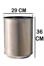 Paslanmaz Çelik 36cm Uyuyan Soba Kuzine Kovası - 1