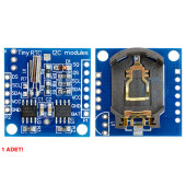DS1307 RTC IIC Zaman Modül  Gerçek Zaman Saat I2C 24C32 Eeprom Saniye Dakika Saat Gün Ay Yıl Tarih Hesaplayıcı - 1