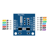 DS1307 RTC IIC Zaman Modül  Gerçek Zaman Saat I2C 24C32 Eeprom Saniye Dakika Saat Gün Ay Yıl Tarih Hesaplayıcı - 7