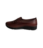 YAZKIŞ KADIN Siyah Taba Cilt Üzeri Lastikli 37-41 Numara Comfort Taban Anne Ayakkabısı thumbnail 7