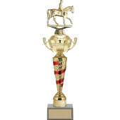 ODAK KUPA - Figürlü Kupalar - At / Binici Figürlü Kupalar FG-078 C - 48 cm - 1