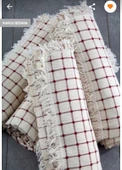 12 %100 Pamuklu Buldan İşi Bordo Renk Çekyat Örtüsü 180*250 cm - 5