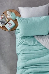 NTK8 %100 Pamuklu Tek Kişilik Çift Taraflı Nevresim Takımı - 2