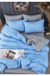 NÇ118 % 100 Pamuklu Çift Taraflı Çift Kişilik Nevresim Takımı (NÇ118) - 2