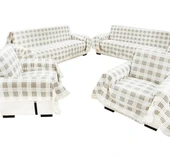 2726 %100 Pamuklu  Buldan Işi Koltuk Örtüsü 180x220 Cm thumbnail 7