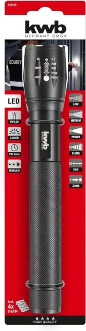 Kwb Led Teknoloji Alüminyum El Feneri 5 Fonksiyon - 1
