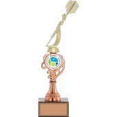 ODAK KUPA - Figürlü Kupalar - Dart Figürlü Kupalar FG-034 C - 37 cm - 1