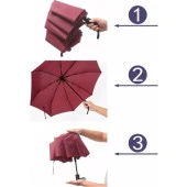 Eleven Market Bordo Tam Otomatik Şemsiye - 5