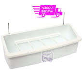 Kardelen Izgaralı Yemlik 6 Gözlü Uzun Yemlik - Kuş Yemliği 1 Adet - 1