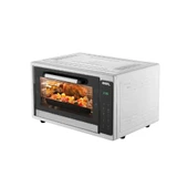 Akel Lambalı, Fanlı, Termostatlı, Saatli, Tavuk Çevirmeli, Çift Tepsili 38 Litre Dijital Midi Fırın AF551E – Gri - 4